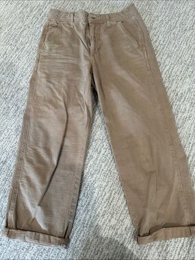 AMO Denim sand Ursula roll cuff Pant sz  24